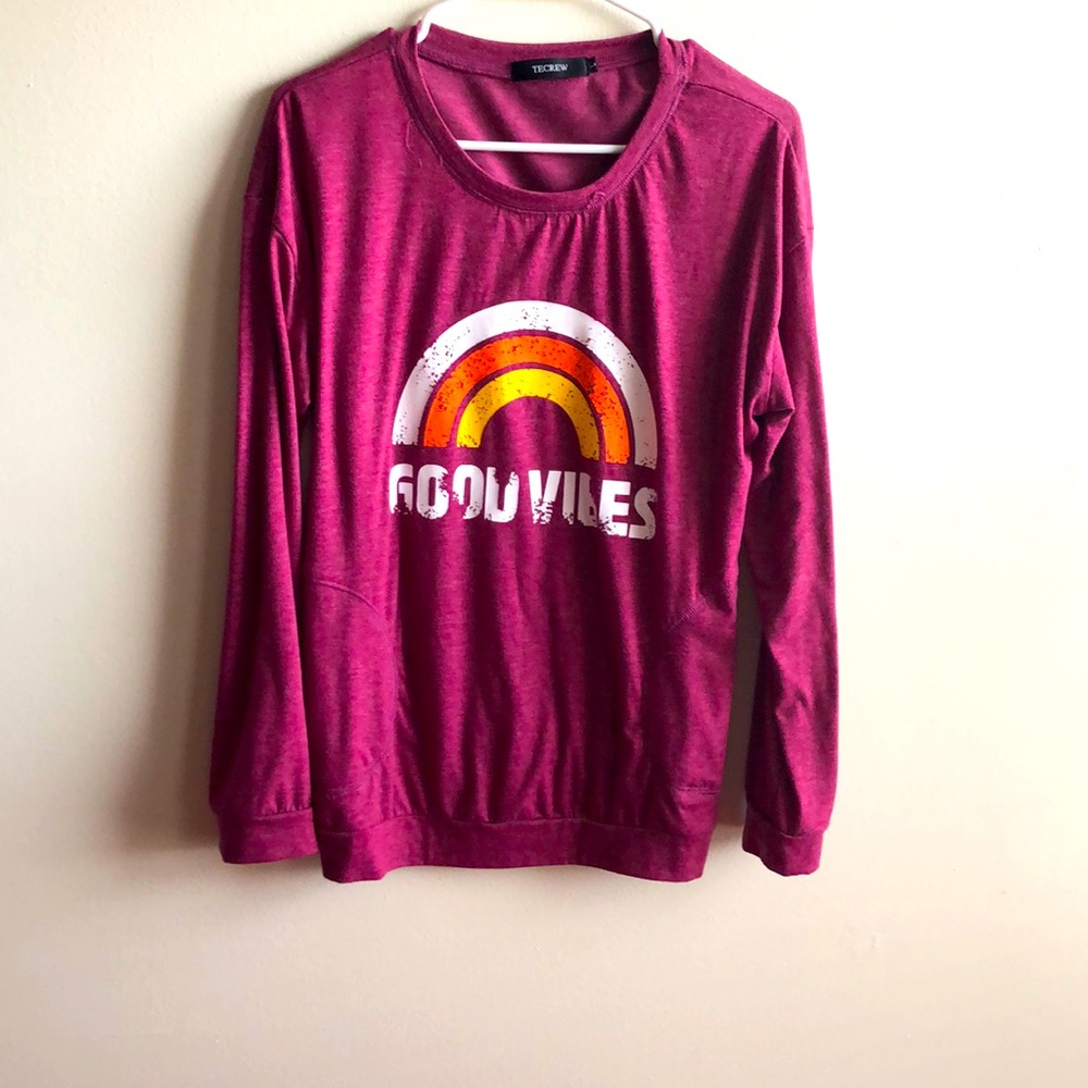 “Good vibes” long sleeve shirt